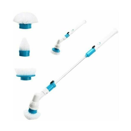 Turbo Scrub Sähkökäyttöinen Akku Puhdistusharja 360° Pyörivä Puhdistus