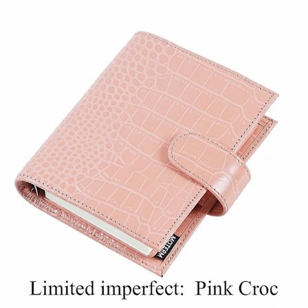 Limited Imperfect Moterm Regular Pocket Rings Planner Genuine Cowhide Leather A7 Notebook Agenda Organizer Journey Sketchbook