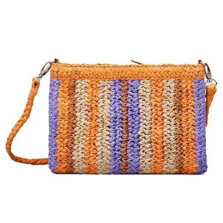 Becksöndergaard Braided Elvera crossbody Orange, Dame Skuldertasker, Størrelse: ONE Size
