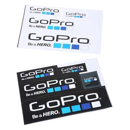 9X Action Camera Klistremerke Ikon Lim For 5/4/3+ Tilbehør Hjelm Selfie