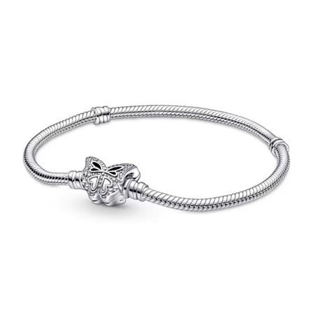 Damarmband i 925 Sterling Silver med Hjärtformad Berlock, Klassisk Serie, Fullsatt med Diamanter (16cm, H)