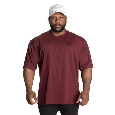 Better Bodies Union Iron Tee, Maroon
