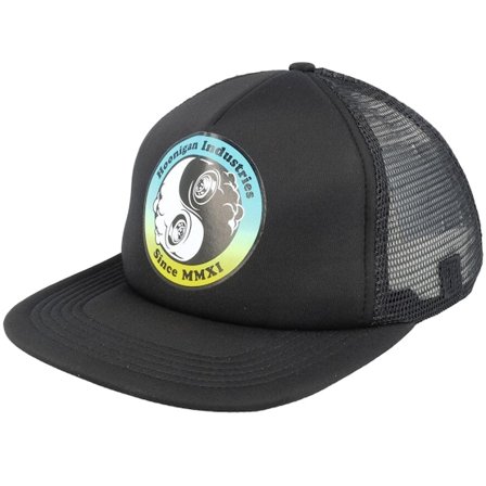 Hoonigan - Black - trucker - Cap - Pitted Hat Black Trucker - Hatstore