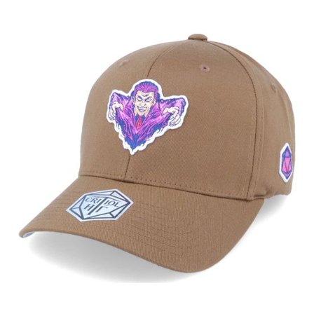 Critiql Hit - Brun flexfit Keps - Vampire Overtake Patch Coyote Brown Flexfit @ Hatstore
