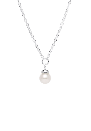 Drakenberg Sjölin Petite Pearl single necklace silver Halsband Dam ONESIZE