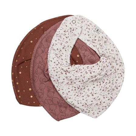 Pippi Hagesmæk Bib Girl 3-pak Burlwood, Børn & Forældre, Spisetid, Hagesmække