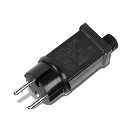 12V LED Strømforsyning, IP44 LED Transformator Lavspenning LED Adapter Driver for Julelys, Lyslenke