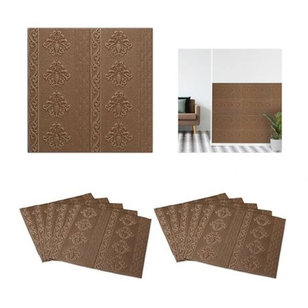 Dekorativ plastbarock set om 10 st