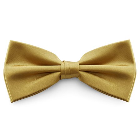 Shiny Gold Basic Pre-Tied Bow Tie for Men - Pre-tied bow ties