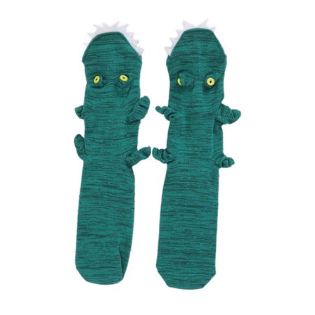 Søde Alligator Tegneserie Strømper Midt Læg Længde Hele Sæsonen Strik Strømper til Mænd Kvinder Fri Størrelse
