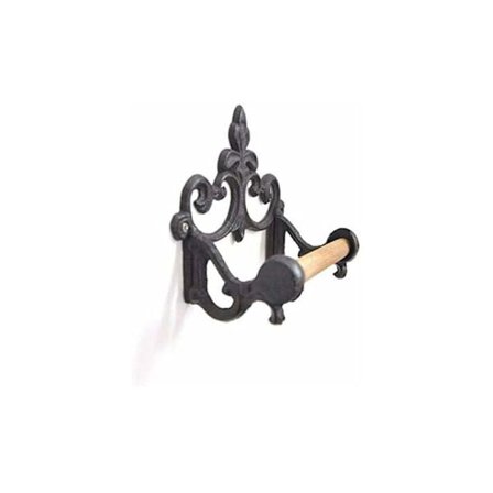 Vintage Toalettpapirholder i Støpejern for Kjøkken og Bad