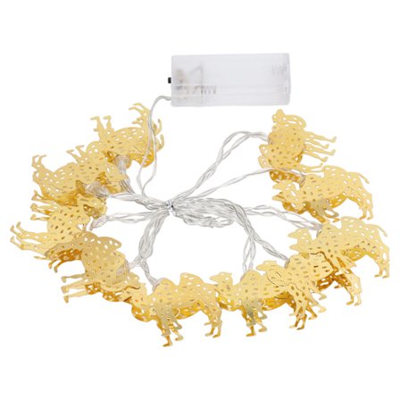 Kamelformet LED-lyskjede 10 Små Jern Dekorativ Utendørs Festival Fargerik Belysning