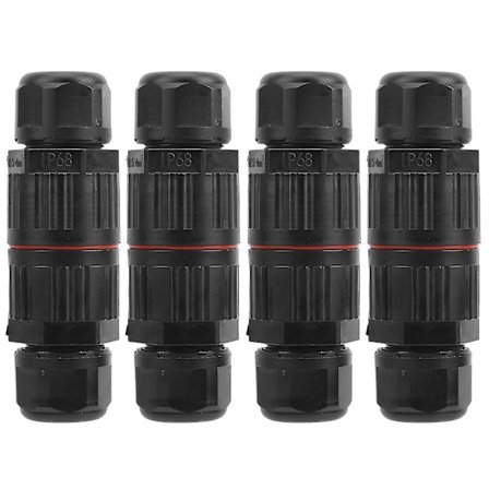 3-napainen vedenpitävä liitin Nopea liitäntälaatikko 1 sisään 1 ulos Ulkokaapeliliitin