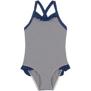 Kids - Petit Bateau Navy Striped Swimsuit 6 Years - Swimwear and coverups - 6 years - Navy