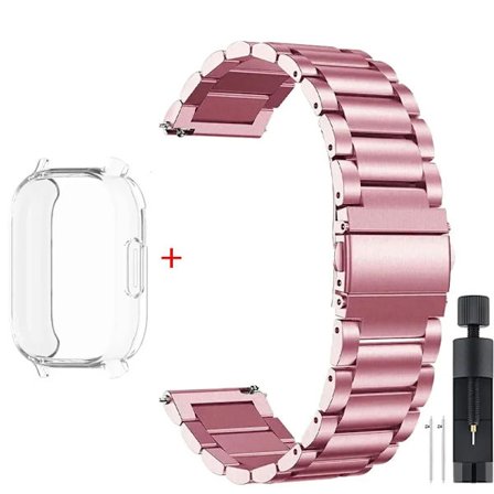 NYTT Fodral+Lyxigt Metallarmband För Redmi Watch 5 Active TPU Mjukt Fodral För Xiaomi Redmi Watch 5 Lite Rostfritt Stål Klockarmband Correa