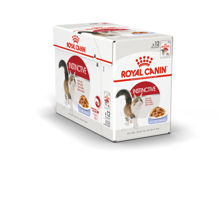 Royal Canin - Feline Wet Instinctive Jelly 85 g x 12 stk - porsjonsposer - Katt - Kattefôr & kattemat - Våtfôr og våtmat - ZOO.no