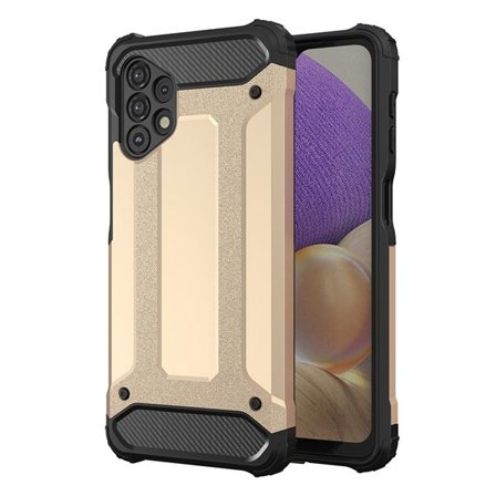 Hybrid Armor Case Tufft robust skydd för Samsung Galaxy A32 5G guld