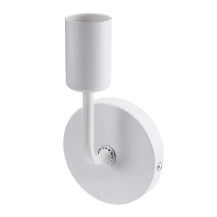 Vit Loft Antik Jern Enkel Bar Gang Væglampe med Sugekop