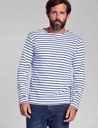 Armor Lux Breton Striped Shirt Héritage - Blue - S