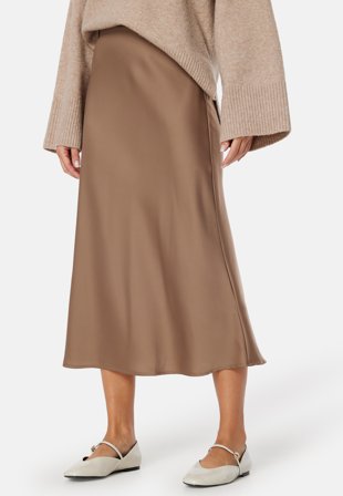 YAS Pella High Waist Midi Skirt Fungi Vaatteet