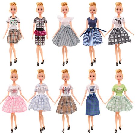 Barbie Fashion Suit, 10 delar, 10 docktillbehör, för åldrarna 3-