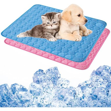 Stor kylmatta 2 st slitstark kylmatta för hundar i kylsiden hundmatta I