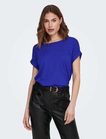ONLY Onlmoster S/S O-Neck Top Noos Jrs - Blue - XS