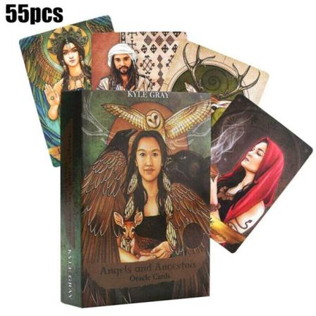 55 St Änglar Och Förfäder Tarot Oracle-kort Av Kyle Gray