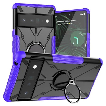 Kickstand-cover med magnetisk plade til Google Pixel 6 Pro - Lilla