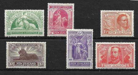 New Zealand 1920 - MICHEL 155-160 - Ubrugt