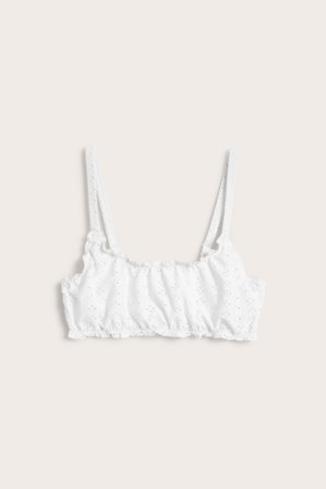Kappahl | Bikini-BH med volanger | Offwhite