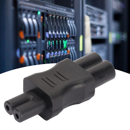 4 st IEC320 C6 till IEC320 C7 Strömadapter Plug and Play PDU Chassi Strömkonverter för Dator Bärbar Dator