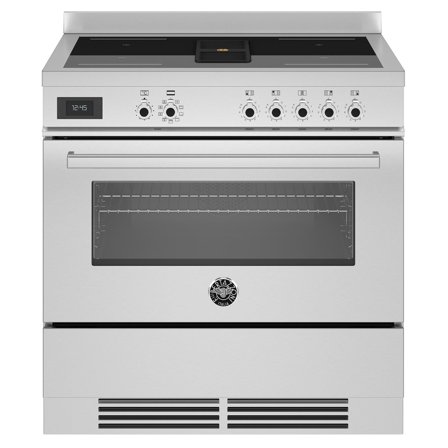 Bertazzoni PROCH94I1EXT Spis med integrerad fläkt 90 cm, rostfritt stål | Vitvaror > Ugnar > Ugn | Bagaren och Kocken