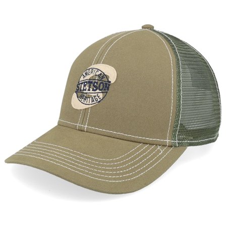 Stetson - Verde trucker Gorra - Baseball Cap Stamp Trucker @ Hatstore