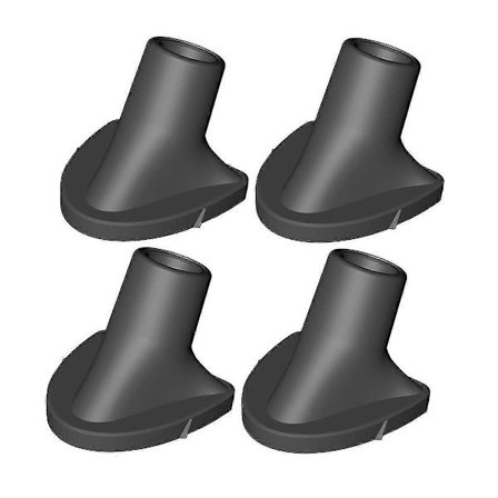4 kpl Golfbägin jalan korvaavat jalat, kumipohjaiset stabilointitarvikkeet golfbägeihin