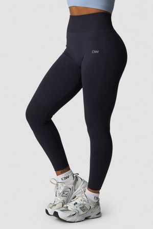 ICANIWILL - Define Seamless Tights Navy - Träningstights - Dam - Träningskläder från ICIW