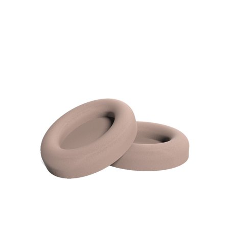 Kreafunk - aBEAT Over-Ear True Trådløs Stereo Høretelefoner- Bluetooth 5.0, Active Noise Cancelling - Støv & Vandafvisende Light Brown