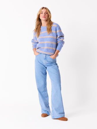 Jean Paul - Victoria genser - Dame - Blå - Gensere & Cardigans - M