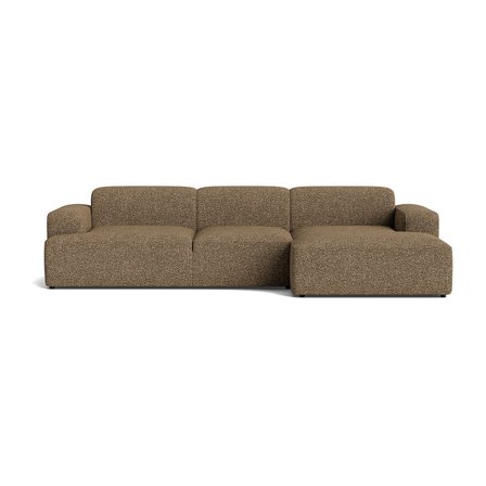 Madrid XL chaiselong sofa, højrevendt - Adventure Grøn Orange - 317x101x75 - Sofa, chaiselong