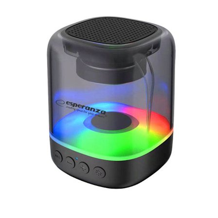 Trådlös Bluetooth-högtalare med RGB-belysning och radio