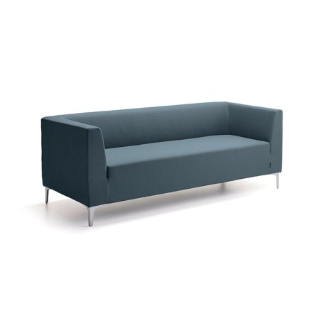 3-seater sofa CASUAL, fabric CURA, navy blue