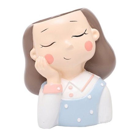 Bord Dekoration Trädgård Succulent Planter Blomkruka Vas Kaktus Bonsai Kruka Mini Dekor (Stil C)