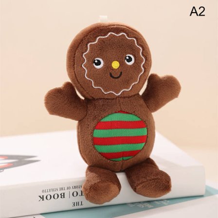 Julepyntleker e Gingerbread Man Plushie Toy
