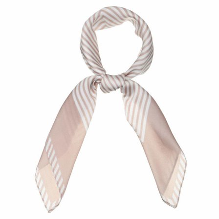 sourcing map 70cm Dame Stribet Print Firkantede Tørklæder Lommetørklæde Hals Tørklæde Halstørklæde Hovedbånd