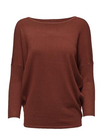 A2561, Milasz R-Neck Pullover Pullover Rød Saint Tropez
