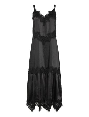 Coster Copenhagen Dress With Lace Detail - Black - 34
