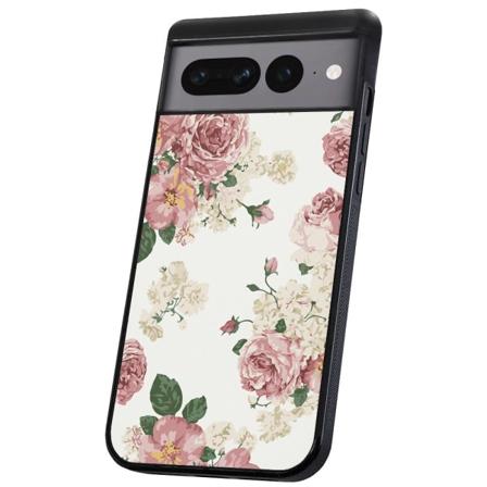 Google Pixel 7 Pro - Cover/Mobilcover Retro Blomster