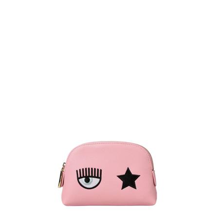 Chiara Ferragni Collection Taske Pink, Dame Punge og Kortholder, Størrelse: ONE Size