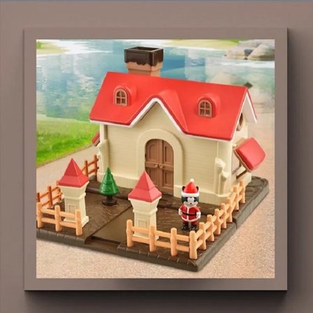 Dukkehus tilbehør og møbler miniatyr sett late leker for barn