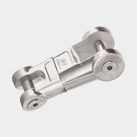 Ankarkoppling med svirvel för 10mm kätting rostfri